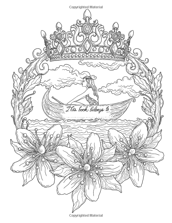 600x776 August Reverie Adult Coloring Book (9781979783439