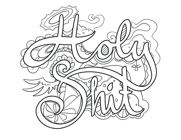 736x568 Swear Word Coloring Pages