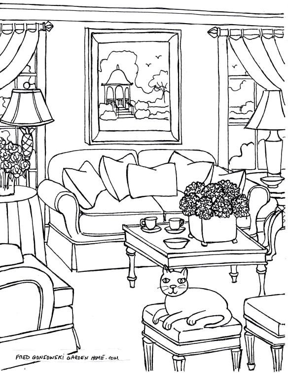 584x756 222 Best Coloring ~ Housesuildings Amp Interiors Images