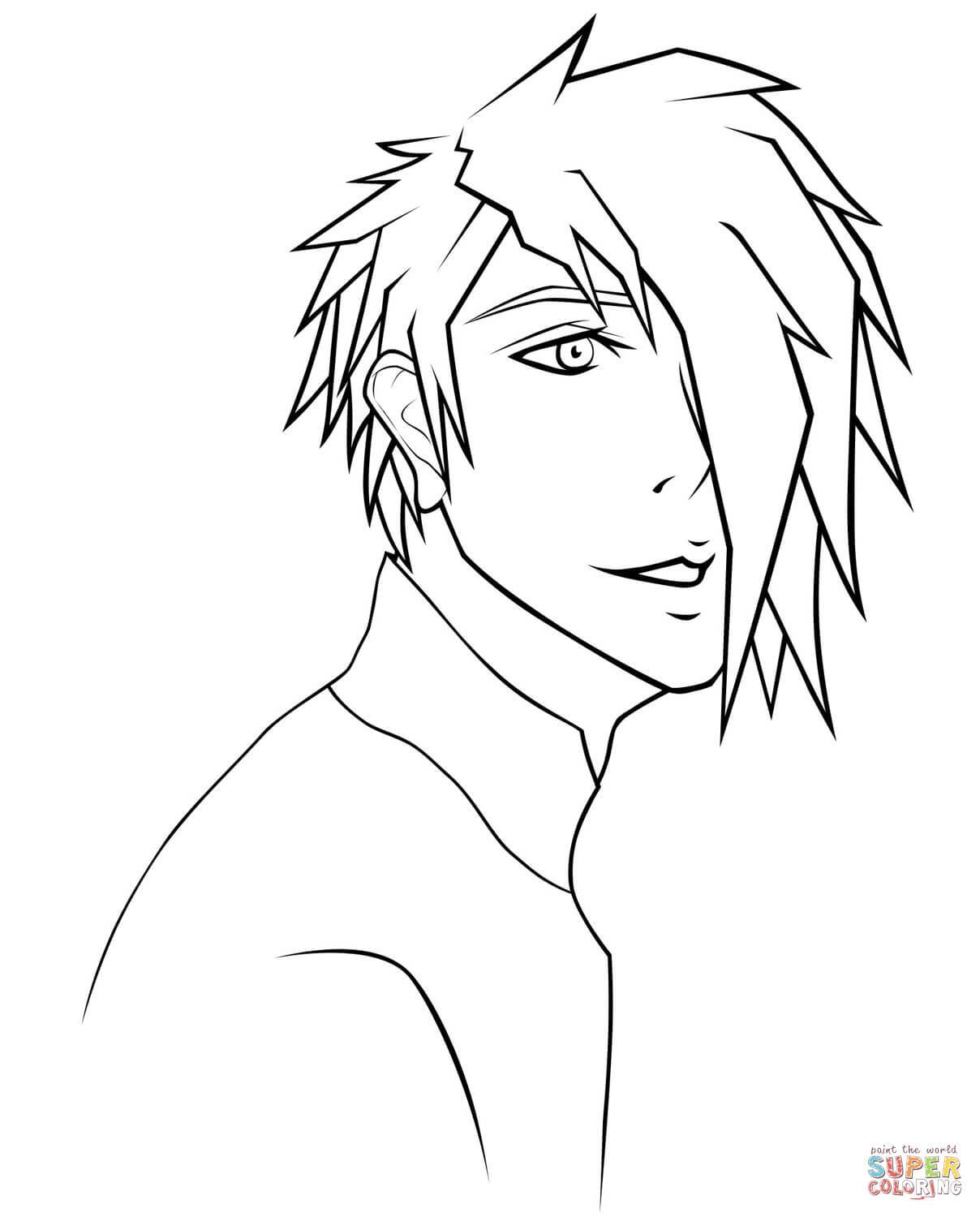 1208x1500 Love Anime Guy Coloring Pages Interior Design Ideas