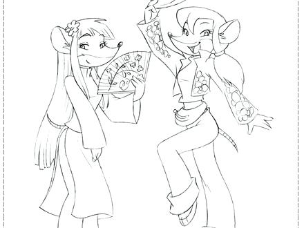 440x330 Geronimo Stilton Coloring Pages