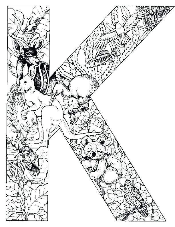 612x792 Intricate Coloring Pages Animals Copy Detailed Adult Animal