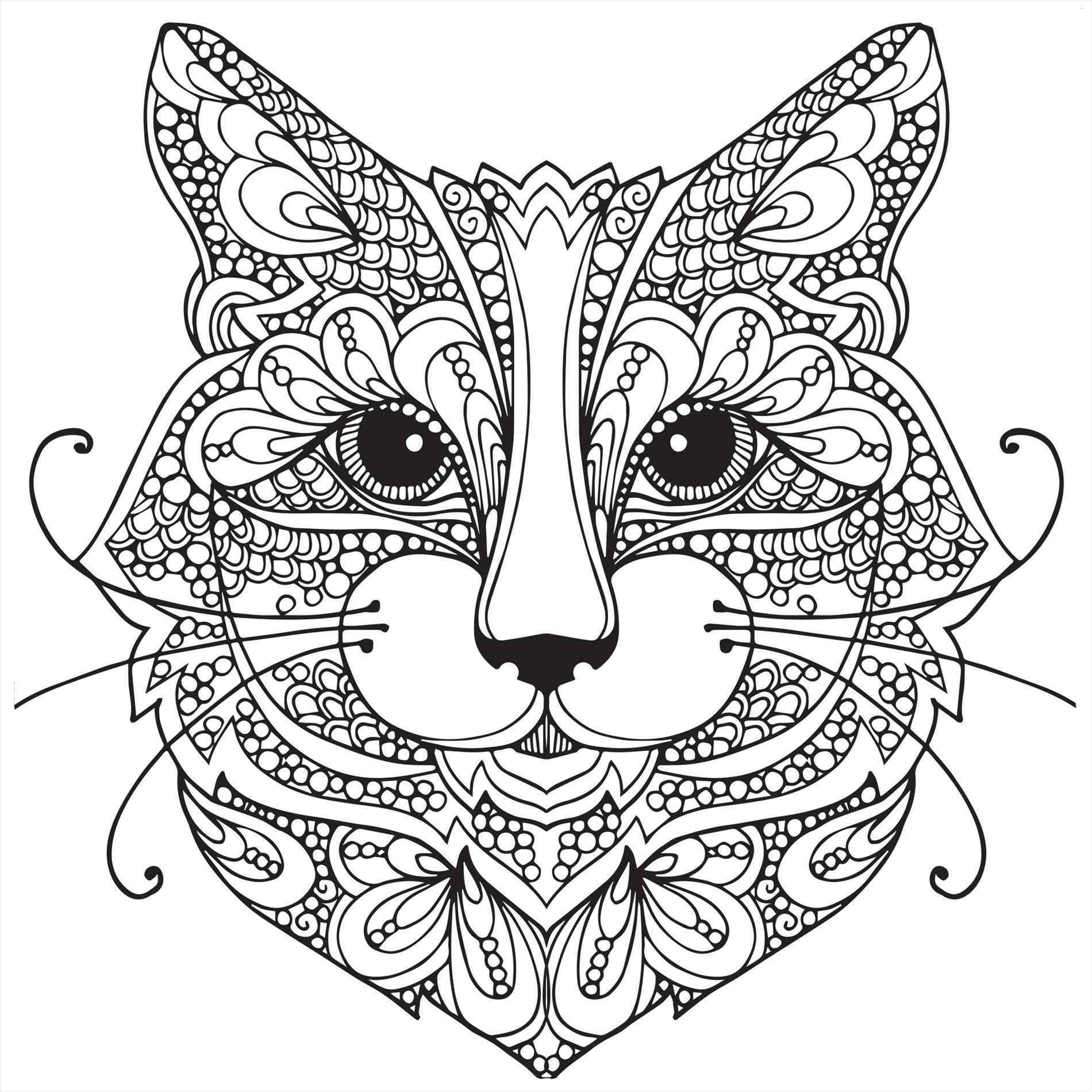 1900x1900 Appealing Intricate Animal Coloring Pages Wolf Online Printable