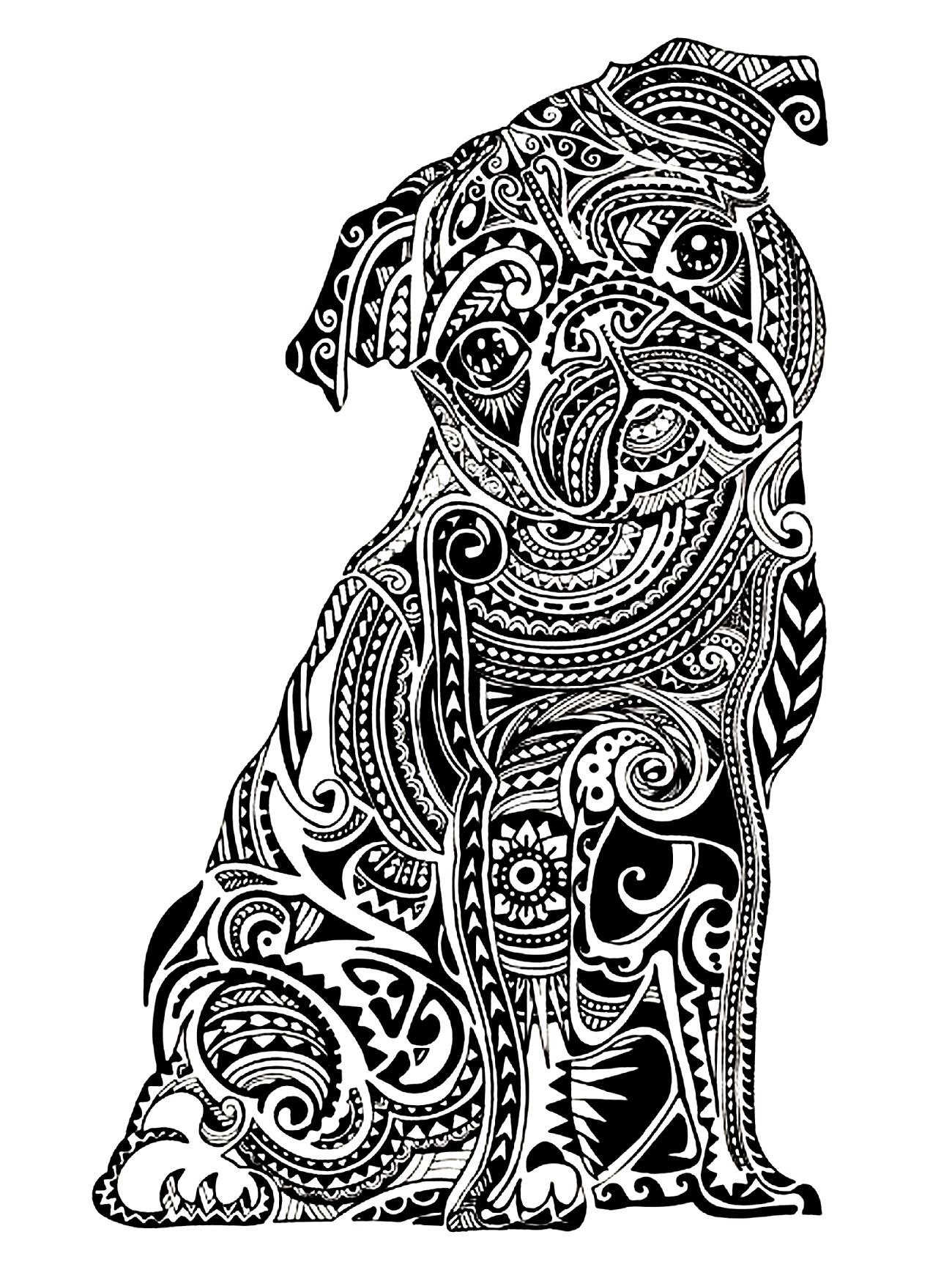 1300x1733 Animal Coloring Pages For Adults Cat Head Cats Justcolor