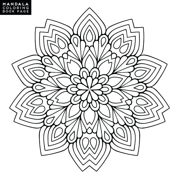 626x626 Intricate Coloring Pages Intricate Flower Coloring Pages Full Size