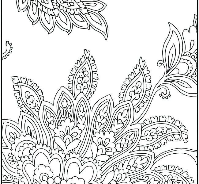 650x600 Intricate Colouring Pages Coloring Page
