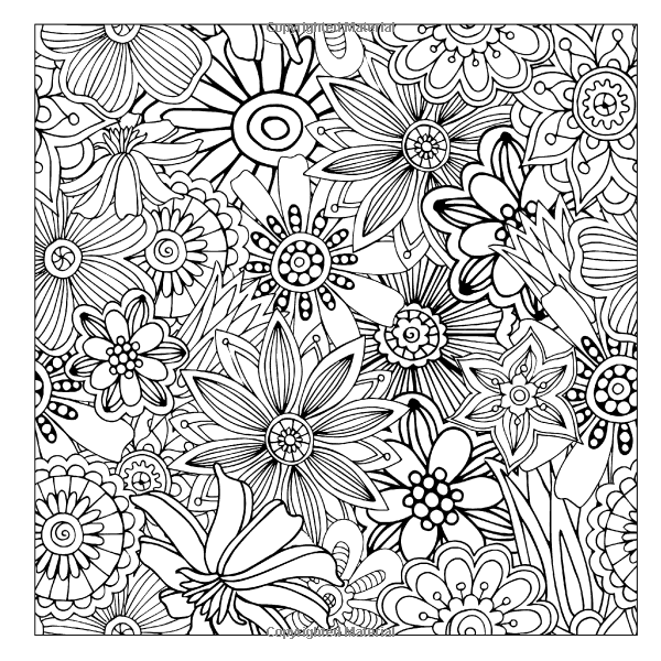 600x600 Intricate Patterns And Designs Adult Coloring Book (Sacred Mandala