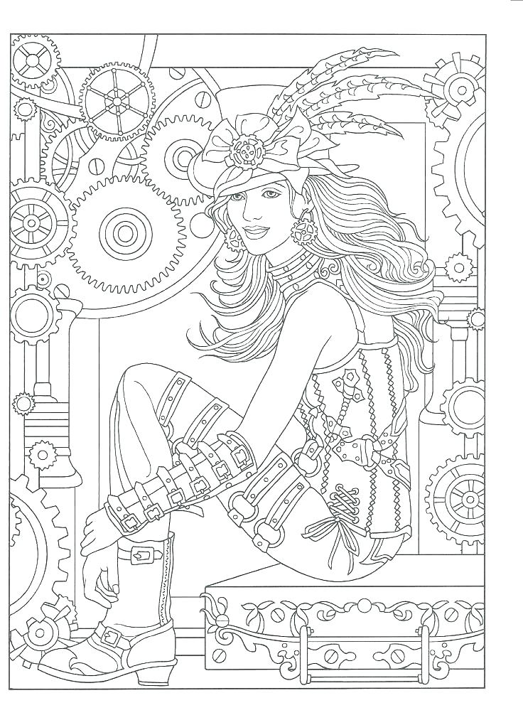 736x1013 Coloring Intricate Adult Coloring Pages To Print For Adults