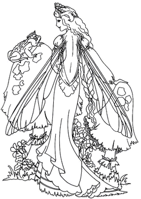 283x400 Image Detail For Fairy Coloring Pages (2) Printable Coloring