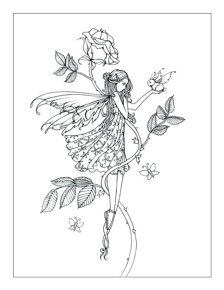 720x932 Coloring Pages Fairies Intricate Fairy Coloring Pages Fairy