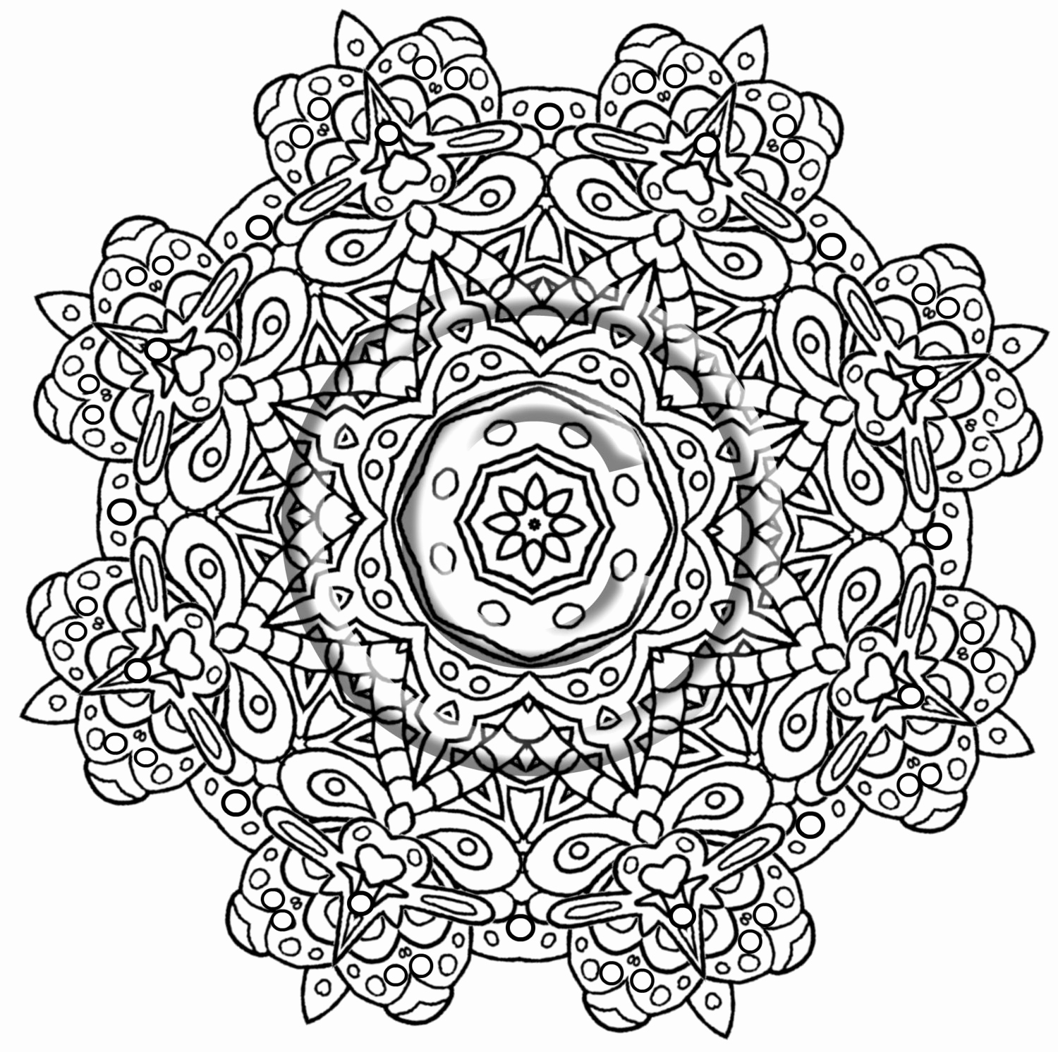 1500x1492 Intricate Coloring Pages Best Of Plex Mandala Coloring Pages