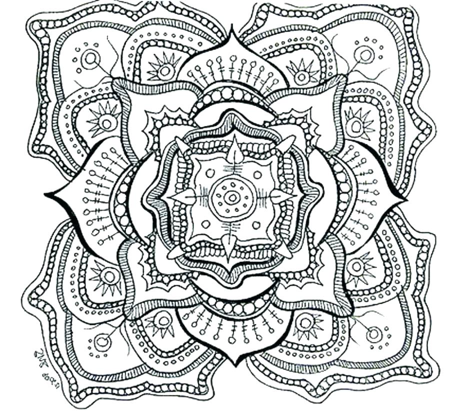 900x822 Intricate Mandala Coloring Pages Intricate Mandala Coloring Pages