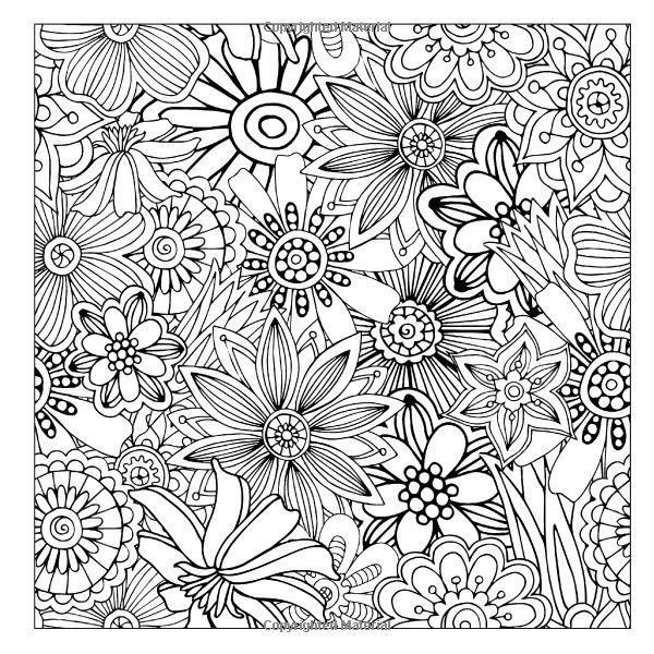 600x600 Intricate Patterns And Designs Adult Coloring Book (Sacred Mandala