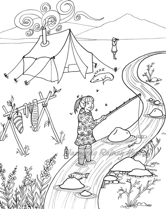 Inuit Coloring Pages
