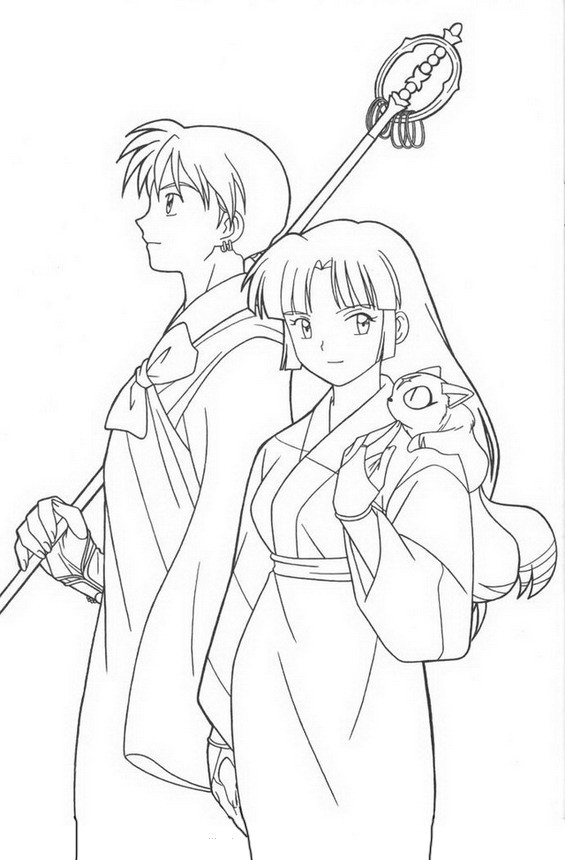 565x860 Inuyasha Coloring Page Google Search Pages Colors In 26392