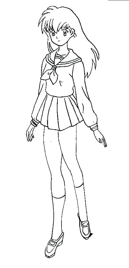 449x933 Inuyasha Coloring Pages Coloring Pages Inuyasha Color Pages Evam