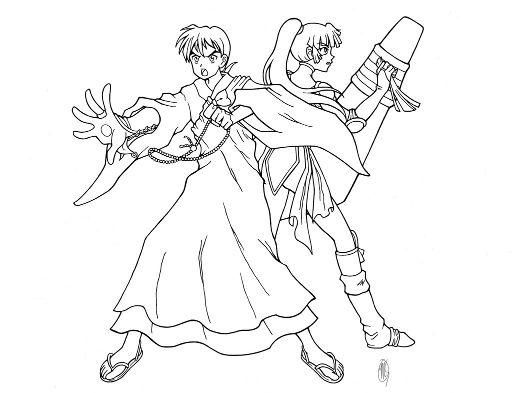 1024x785 Inuyasha Coloring Pages Vitlt Inuyasha Coloring Pages Coloring