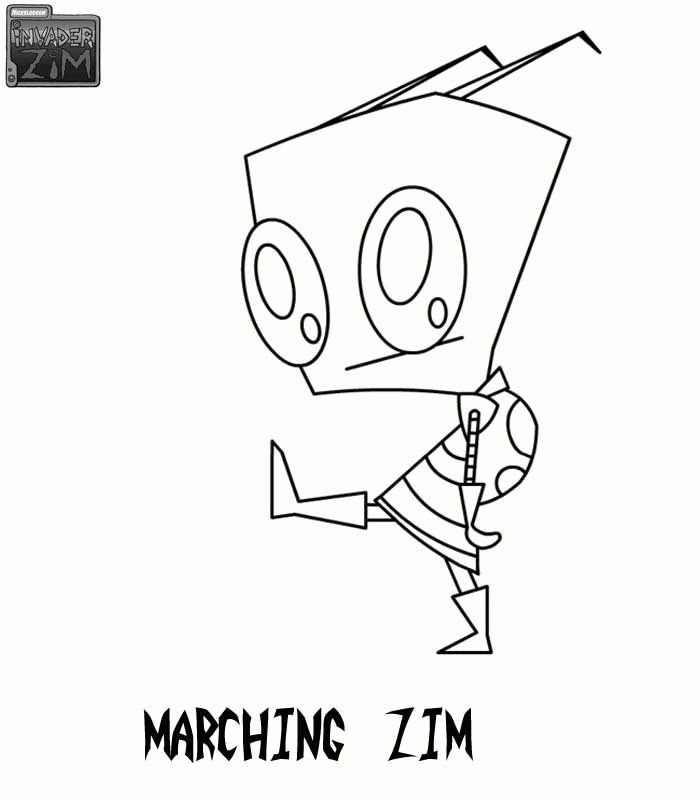 Invader Zim Coloring Pages