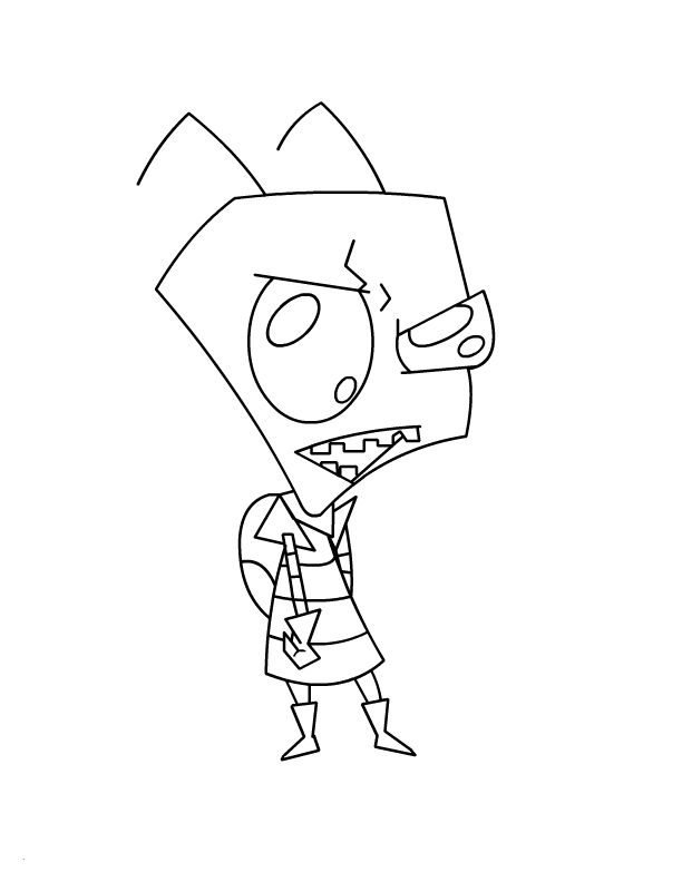 612x792 17 Best Invader Zim Coloring Pages Images On Invader