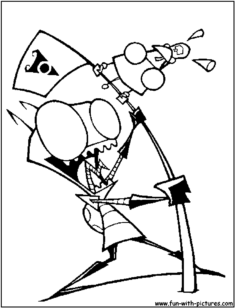 800x1050 Invader Zim Gir Coloring Pages Sketch Template, Invader Zim Gir