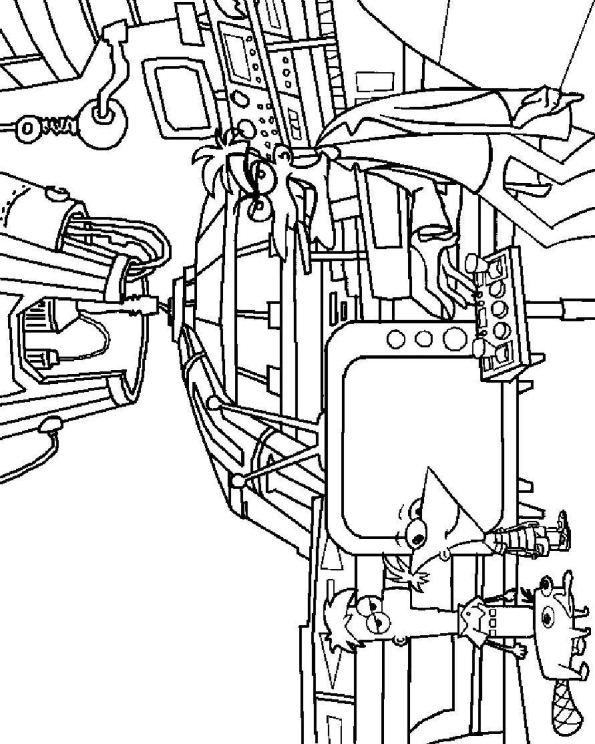 595x744 Kids N 31 Coloring Pages Of Phineas And Ferb