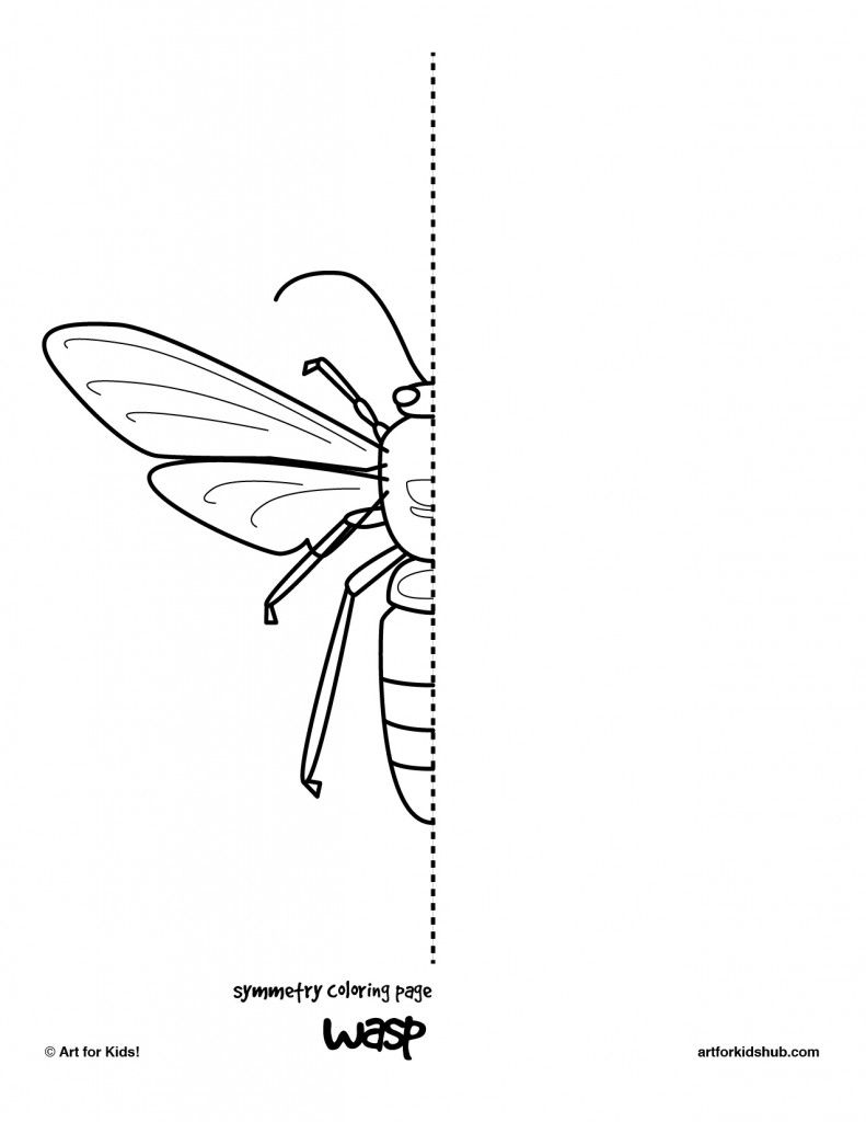 791x1024 10 Free Coloring Pages Bug Symmetry Education