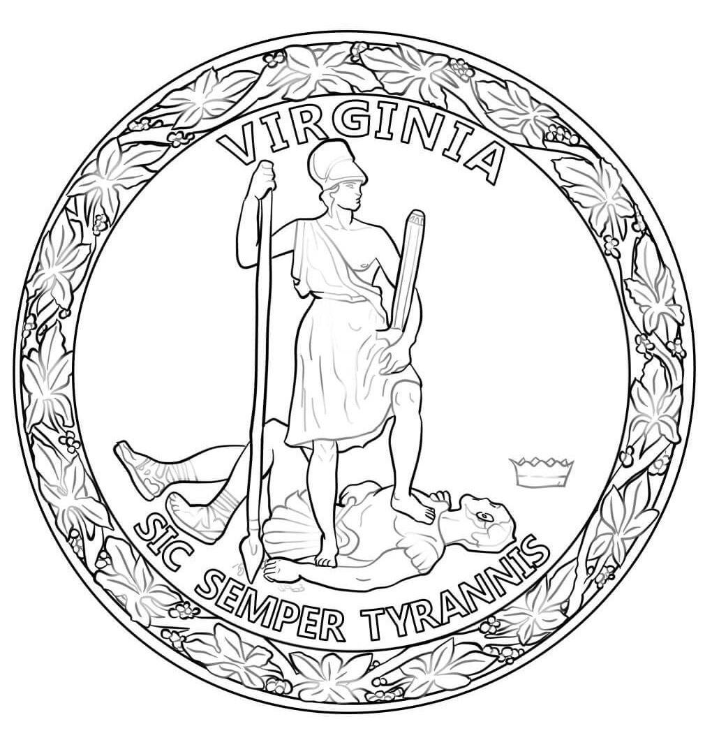 1020x1080 Love Nevada State Seal Coloring Page Iowa Free Printable Pages