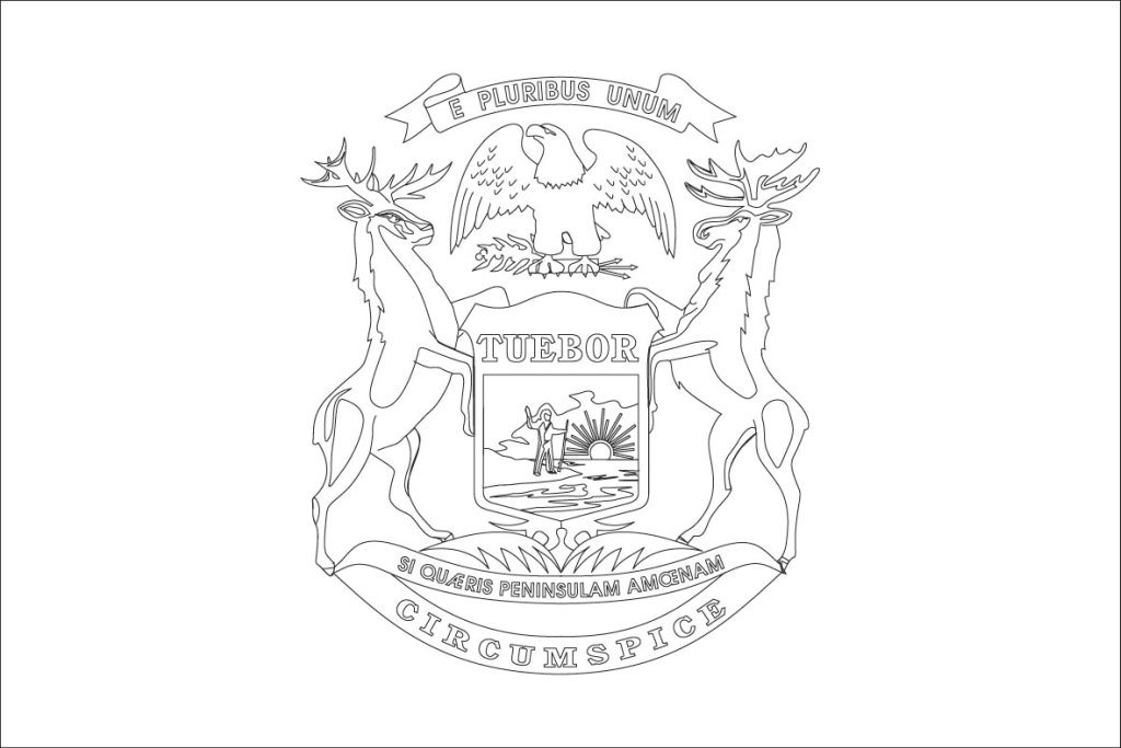 1024x683 State Flag Coloring Page 312266