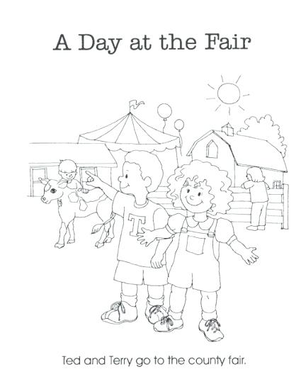 425x552 Fair Coloring Pages County Fair Coloring Pages Free Printable