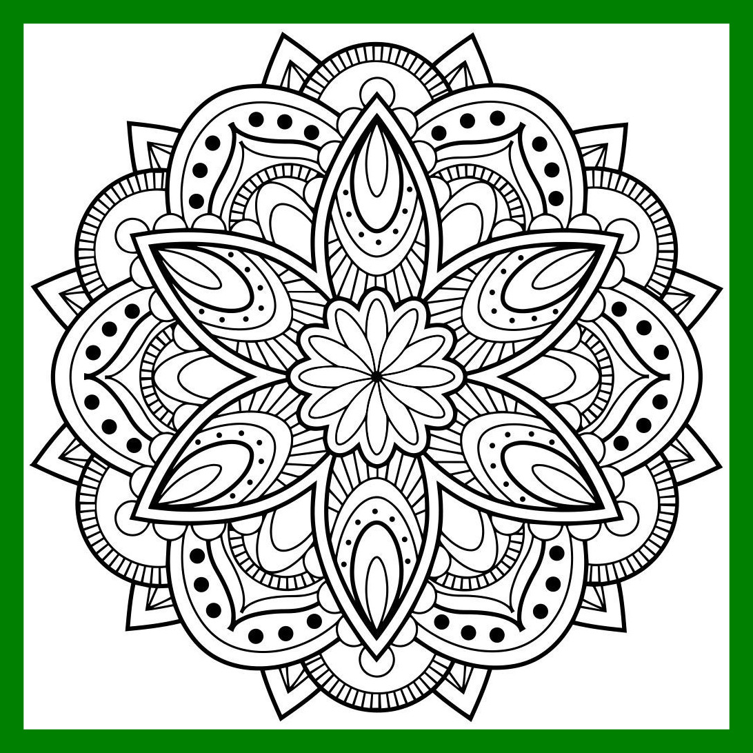 1092x1092 Incredible Mandala Coloring Pages For Adultsroid Ios