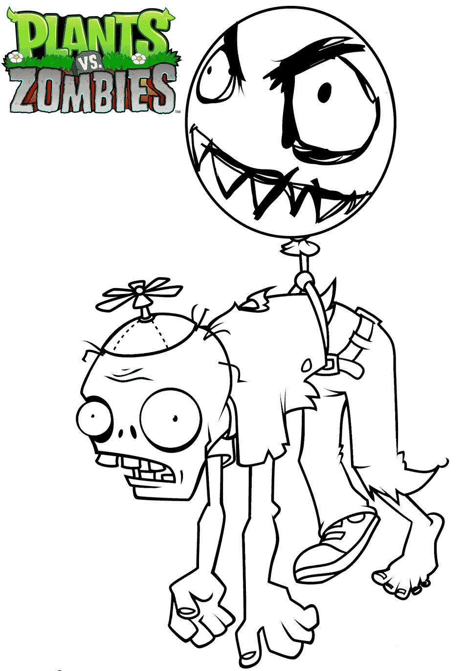 949x1374 30 Free Printable Plants Vs Zombies Coloring Pages