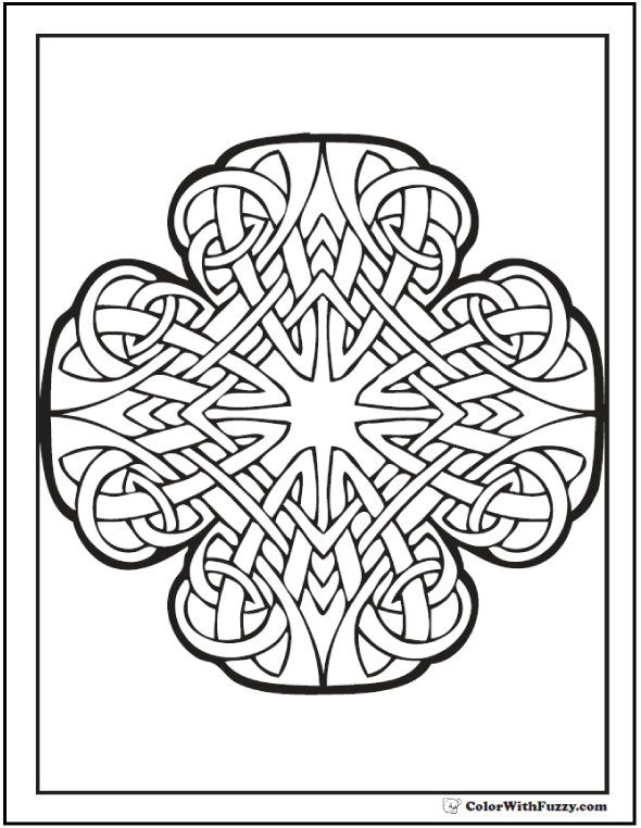 Irish Coloring Pages