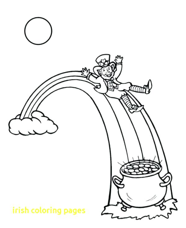 600x734 Ireland Coloring Pages Flag Coloring Page Flag Coloring Page Flag