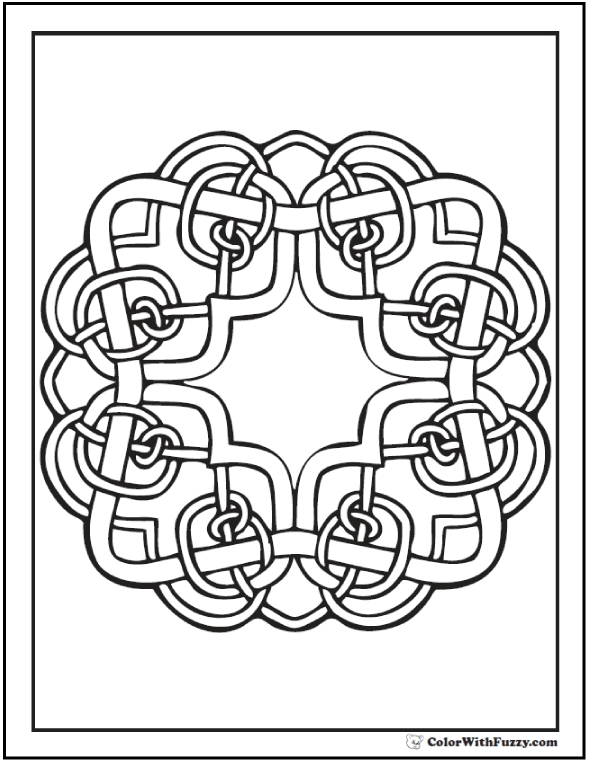 590x762 Irish Coloring Pages For Adults 90 Celtic Coloring Pages Irish