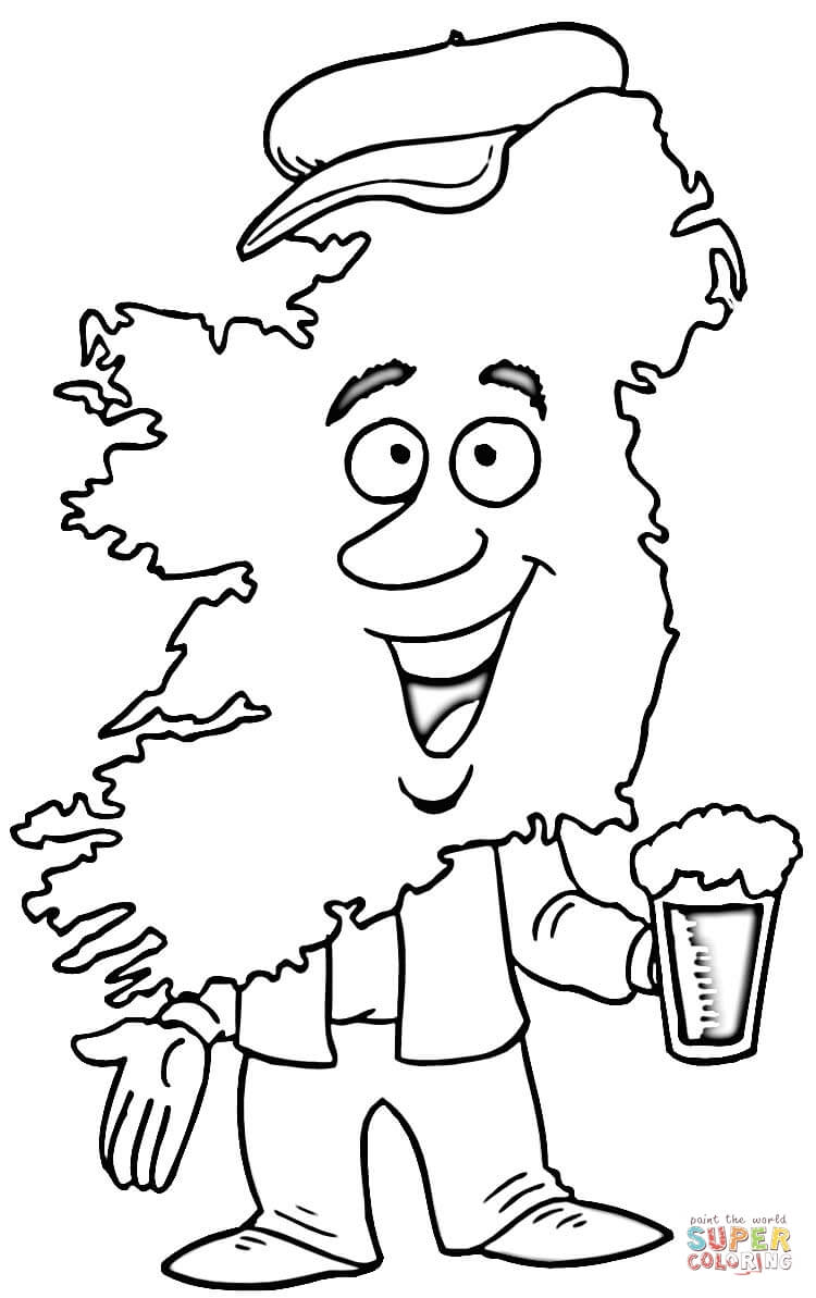 750x1193 Irish Colouring Pages