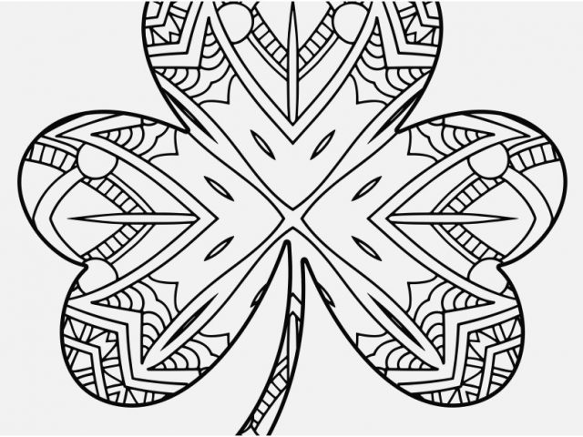 640x480 Shamrock Coloring Page Shoot Shamrock Coloring Pages For Adults