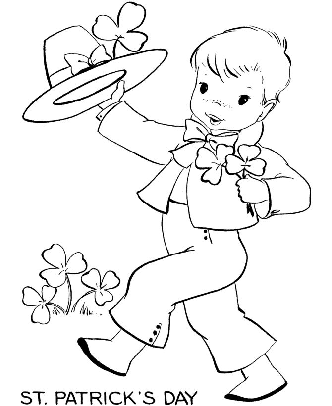 Irish Girl Coloring Pages