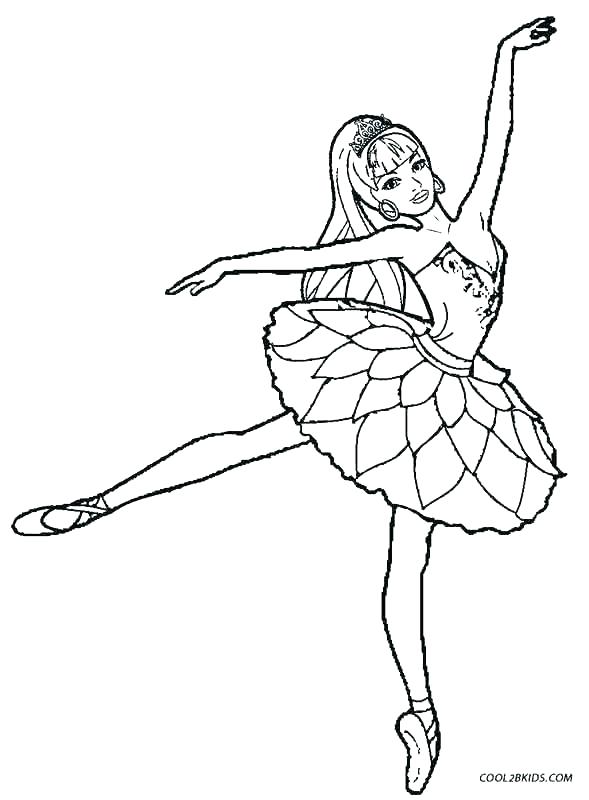 589x800 Dancer Coloring Pages Cute Girl Ballet Dancer Coloring Page Dancer