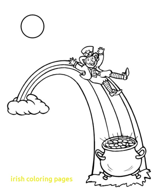 600x734 Irish Coloring Pages