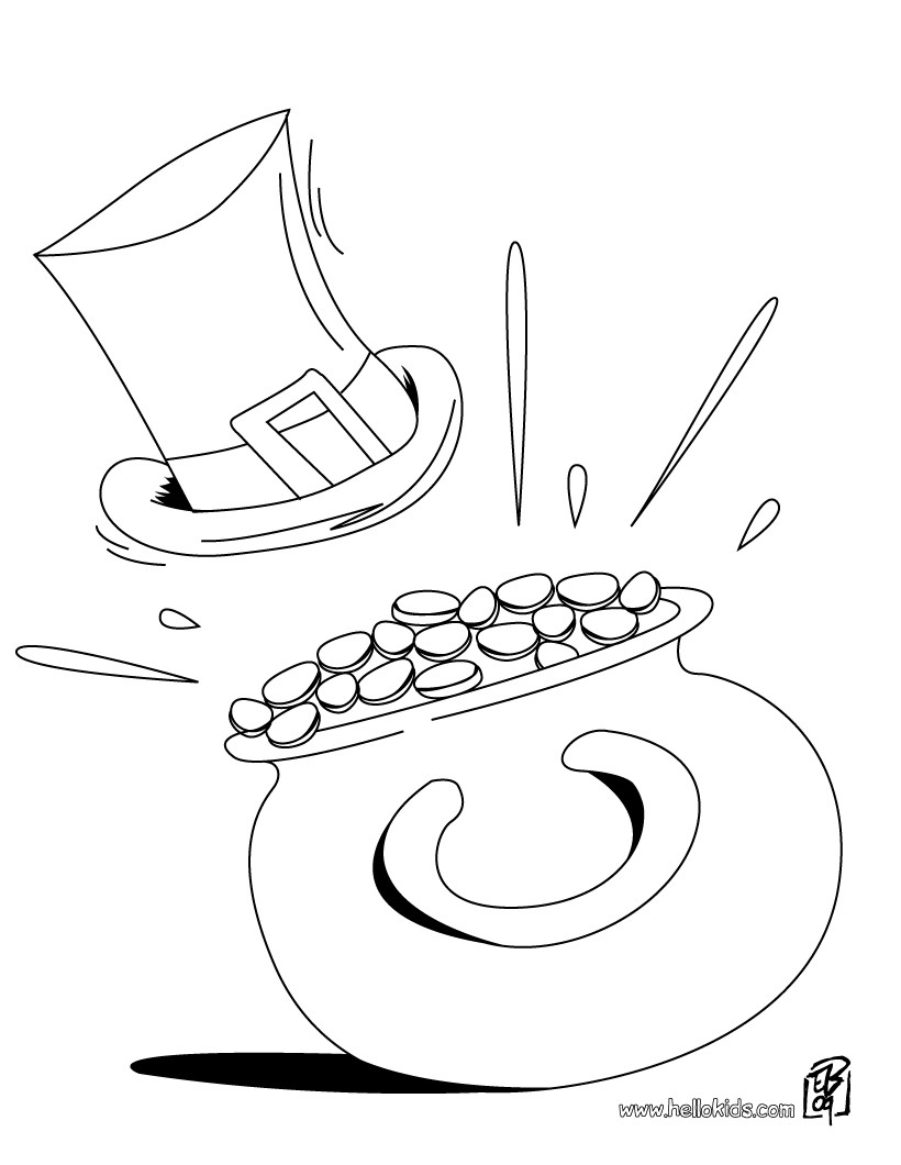 820x1060 Boy In Leprechaun Costume Coloring Page For Holiday Pages Adults