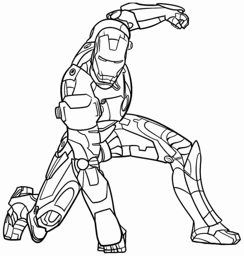 979x1030 Beautiful Ironman Coloring Pages To Print For Iron Man Pleasing