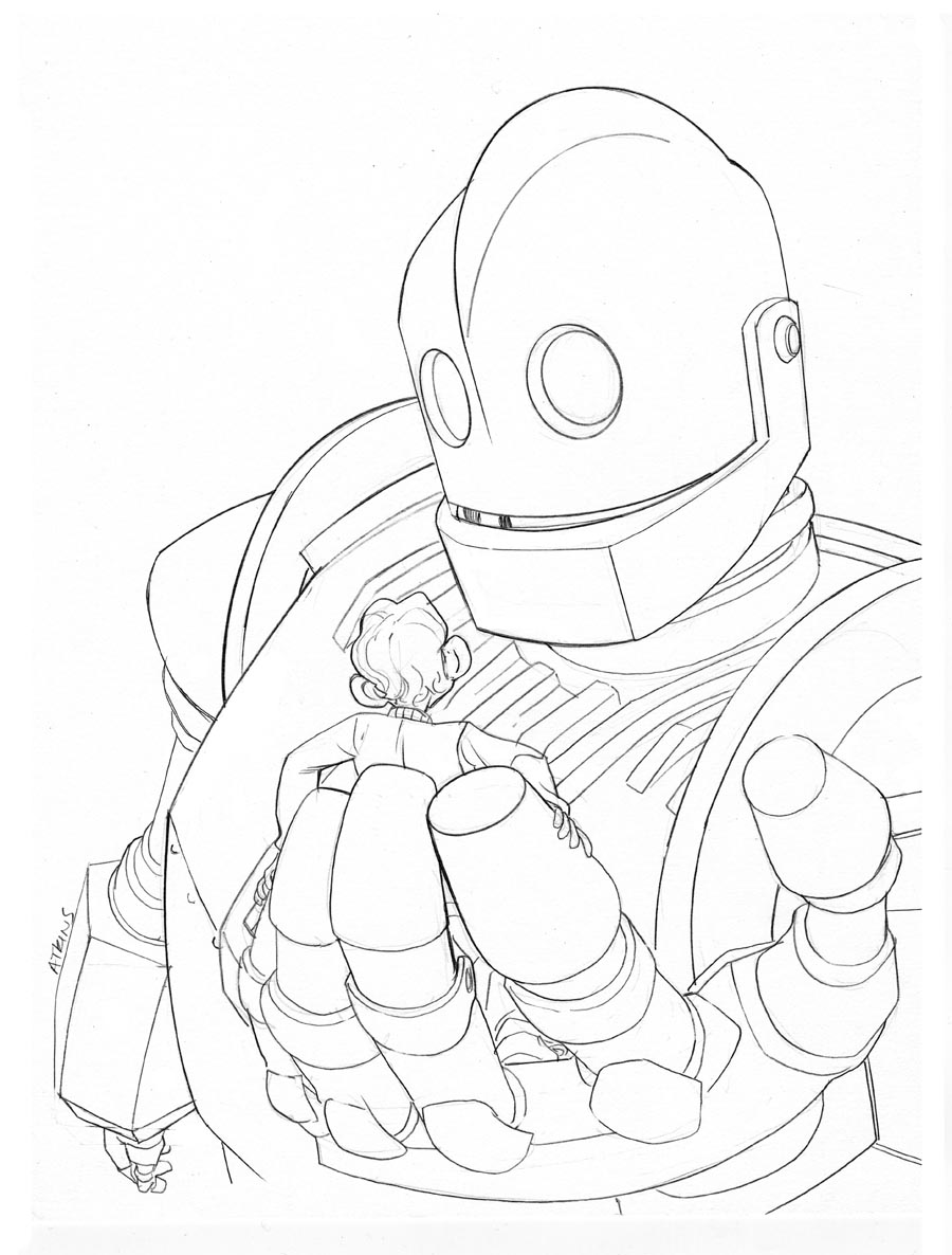 900x1186 Iron Giant Coloring Pages