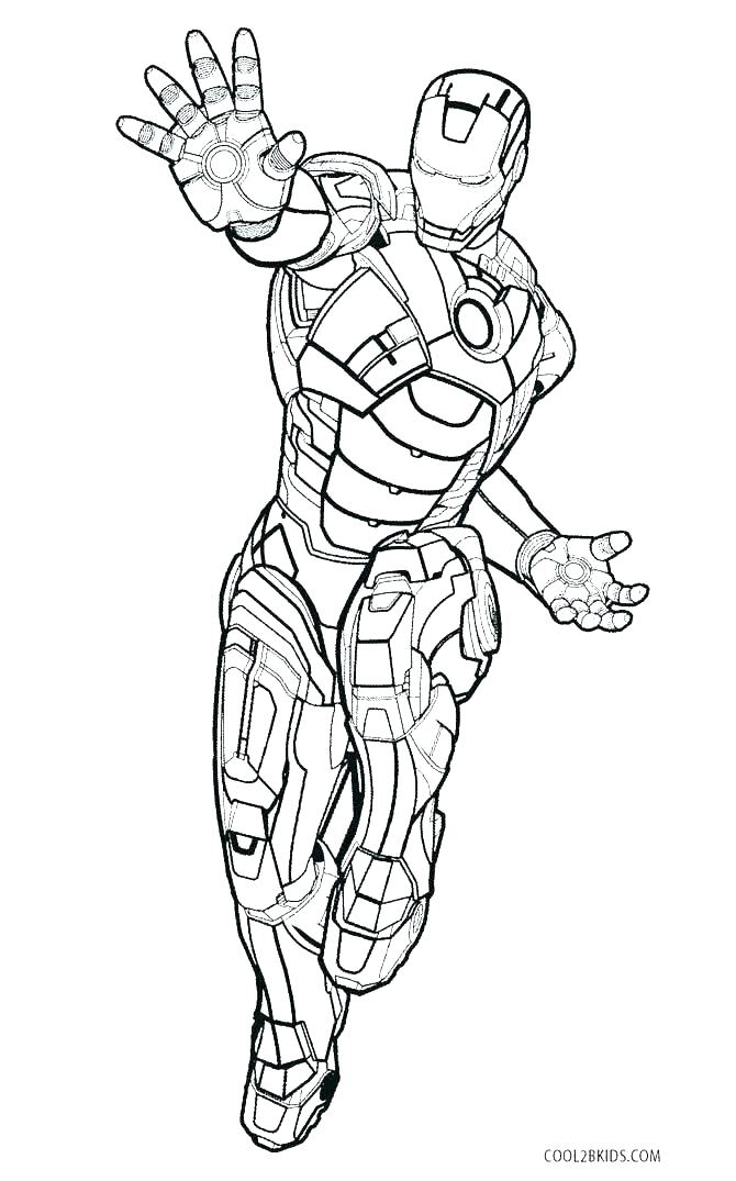 Iron Man 2 Coloring Pages