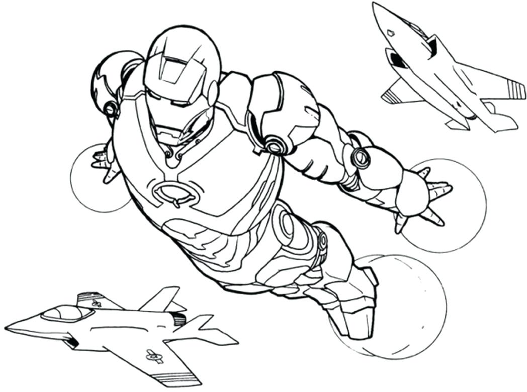 1048x779 Printable Ironman Coloring Pages Online Hulk For Good Page Iron
