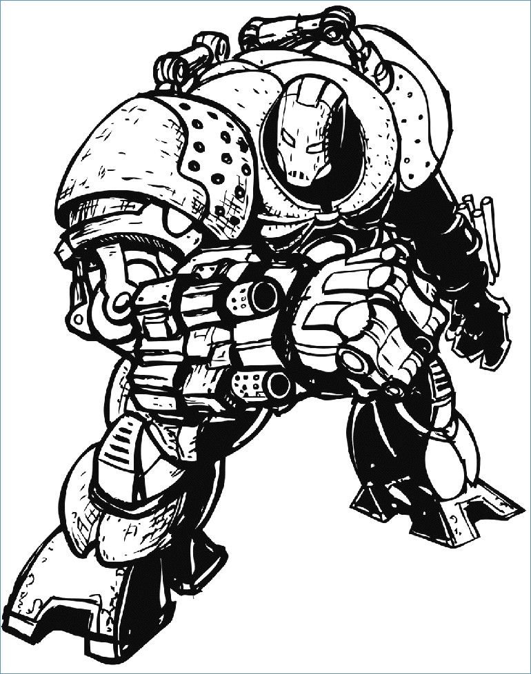 Iron Man 3 Coloring Pages