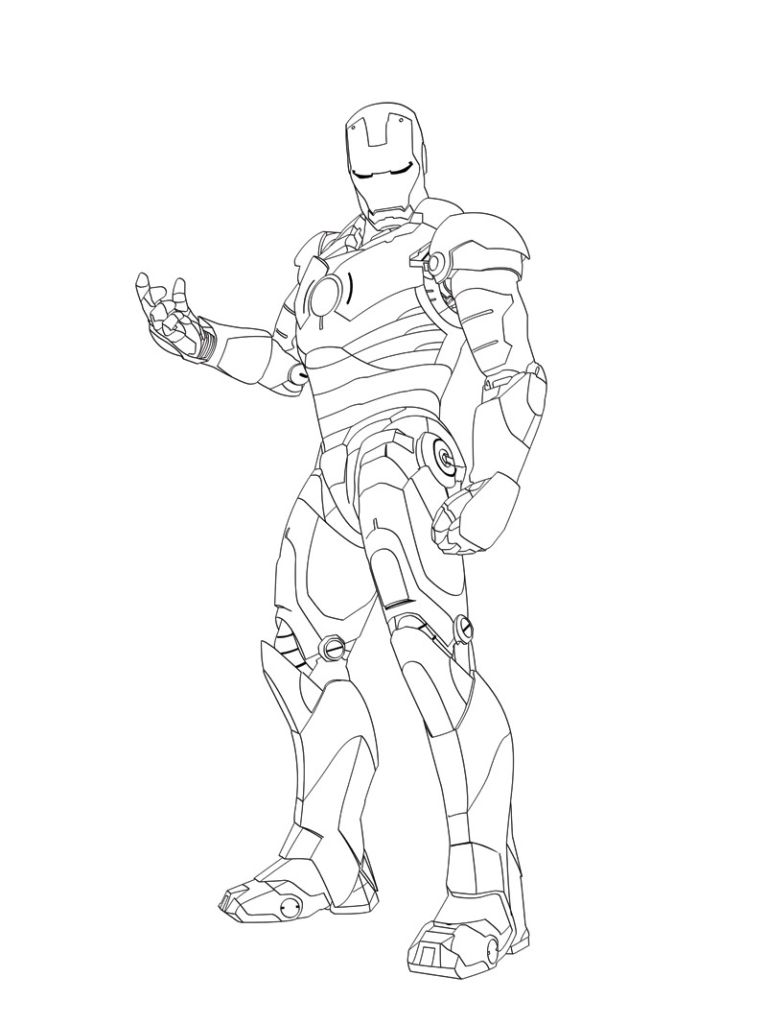 767x1024 Iron Man Coloring Pages Ironman Iron And Coloring