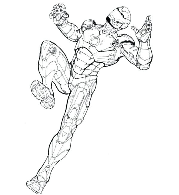 600x653 Ironman Coloring Pages Iron Man 3 Coloring Pages For Kids Free