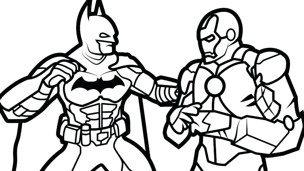 Iron Man Cartoon Coloring Pages