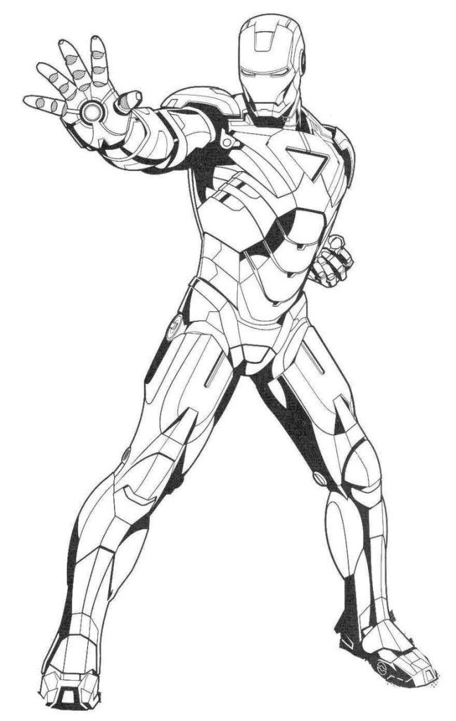Iron Man Coloring Pages