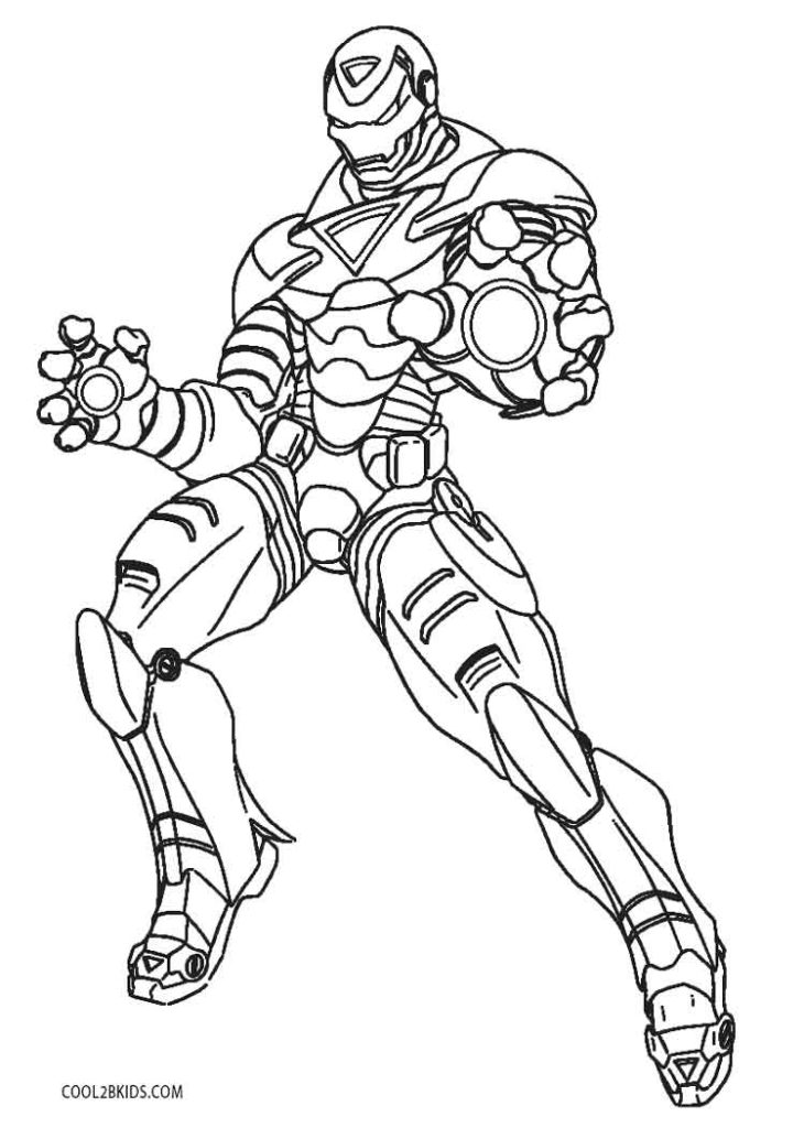 730x1024 Ironman Coloring Pages Free Printable Iron Man For Kids Cool2bkids